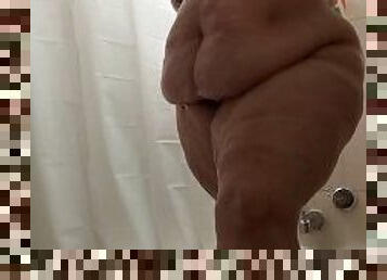 Saggy BBW Milf Shower Sample