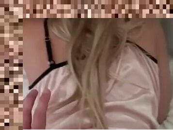 18 year old teen has hot sex and gets a creampie from an ugly old man