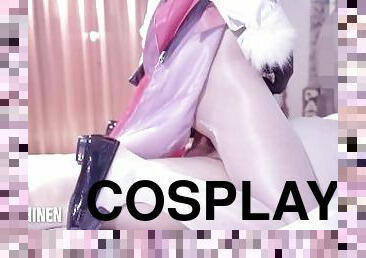 ?Fate??Cosplay Sex with Tamamo, Sexy FGO Ladyboy Cosplayer get Fucked, Crossdresser Tgirl trans Hent