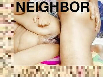 fucks neighbor  with brinjal in pussy.