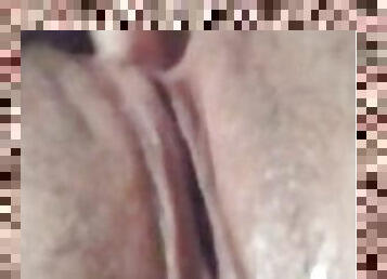 Daddy gave me a creampie so i played in it and gave myself a 2nd orgasm