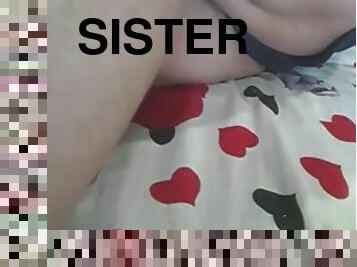 Step sister seeing boy masturbating
