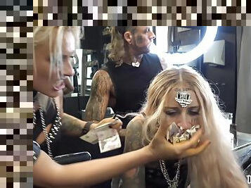 Bitch Got Her Forehead Tattooed