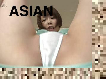 Her white panties makes me horny asian fetish video