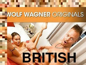Brunette British Pornstar TINA KAY Fucks A VIRGIN while his Plushies are Watching! WolfWagnerCom