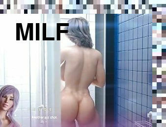 pantat, sayang, jenis-pornografi-milf, tante, akademi, animasi, jenis-pornografi-animasi, taman