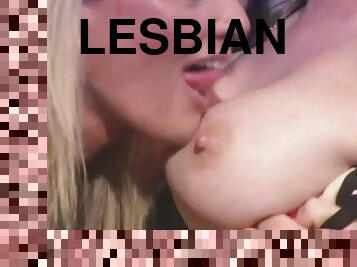 Lesbian moms finger each other in sexy video