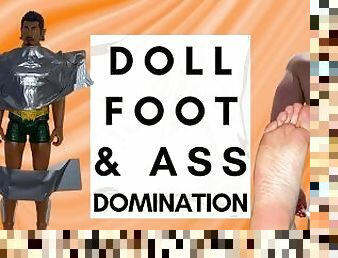 Giant - Doll foot and ass domination