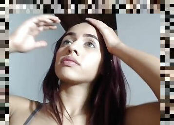 Webcam latina lesbians pussy licking & finger sucking