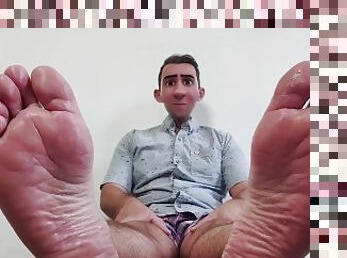 tata, homo, stopala-feet, kamera-cum, fetiš, tata-daddy