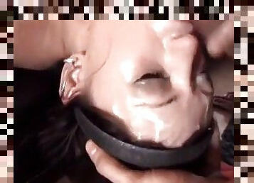 Upside down deepthroat
