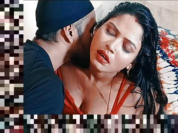 Devar Bhabhi In Desi Alone Wife Watching Porn At Mobile! Hot Erotic Sex