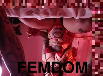 cute goth babe in lingerie femdom big cock