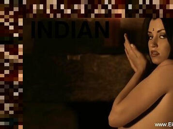 Beautiful And Sensual Bolly Wood Indian Woman Getting