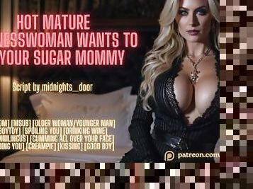Hot Mature Businesswoman Wants To Be Your Sugar Mommy ? ASMR Audio Roleplay