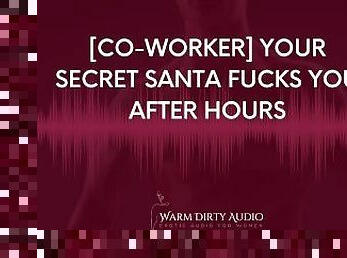 [Co-worker] Your Secret Santa Fucks you after hours [Dirty Talk, Erotic Audio for Women]