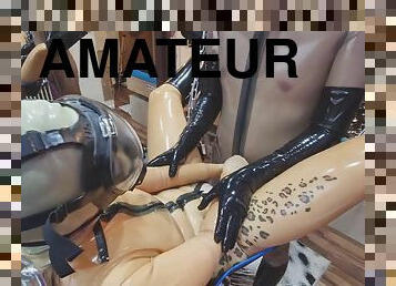 amatör, bdsm, fetisch, latex, tatuering, gummi