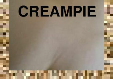 Amatuer doggy style creampie