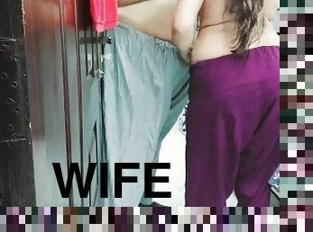 Neighbour,s Wife Fucked While She is Changing Clothes After Warm Shower