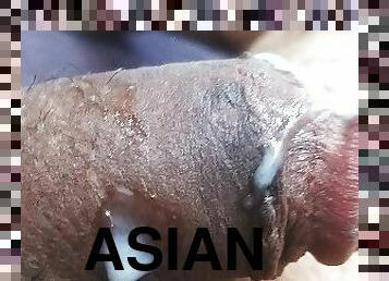 asiatisk, bading, onani, amatør, cumshot, homofil, handjob, lubben, cum, dusj