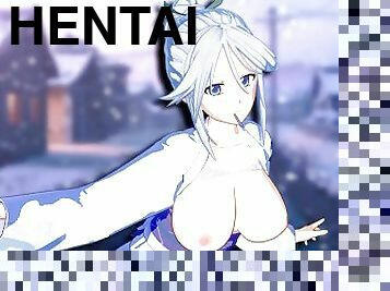 culo, tetas-grandes, corrida-interna, anime, hentai, 3d, tetas, culazo, vampiro