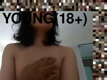 Young Vietnamese  fucks for money in a hotel room