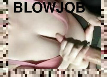 Quickie blow job