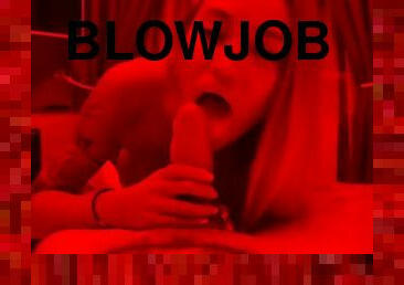 Monica Foxx gives sloppy blowjob and fisting in the red room