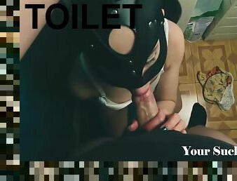 Toilet Doggystyle Sex And Facefuck For A Beautiful Amateur