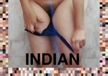 Indian Teen Girl Hot Massage Then Take Bath Sexy Body
