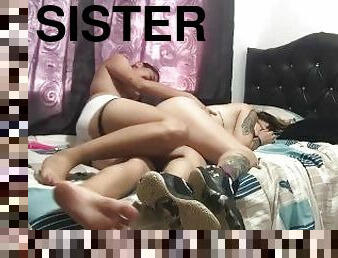 I fuck my stepsister with my strapon in various positions