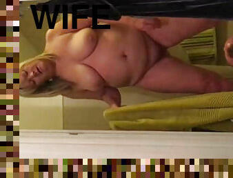 supersized big beautiful women wife pissing on boyfriend