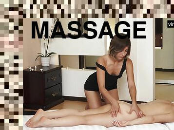 Round Ass Megan Winslet On First Time Massage
