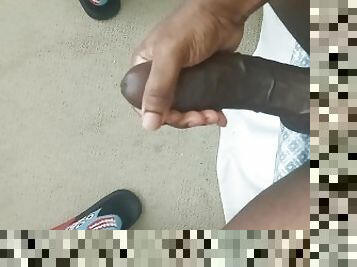 Stroking my Big Black Curve BBC