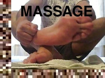 Touching rubbing and playing with my feet - Manlyfoot - Massage feet