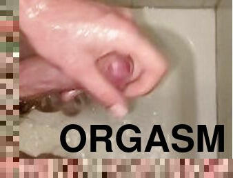 masturbation in the bathroom in the shower