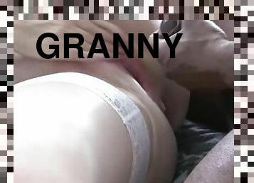Granny gobbles black dick and gets fuck