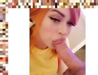 Misty cosplay blowjob from pokemon