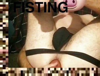 ekstrem, fisting, udendørs, offentlig, anal, bøsse, slave, ridning, dildo, fetish