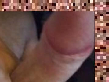 Stroking Thick Scottish Dick up Close and hard