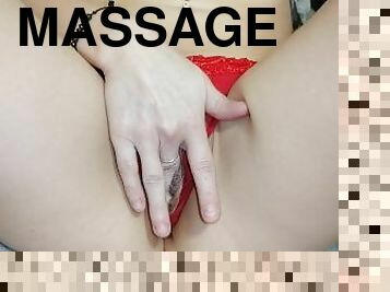 masturbation, orgasme, chatte-pussy, amateur, massage, doigtage, solo, réalité, sous-vêtements