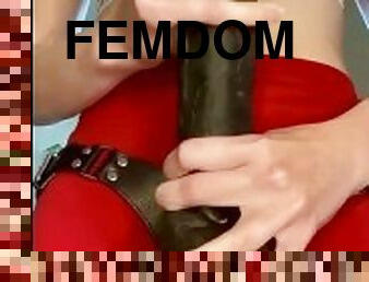 FemDom POV Strap-On Worship - Only Tease & Denial for a slave Locked in Chastity  Goddess Nikki Kit