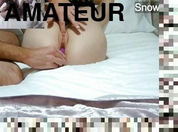 Primer video porno de Snow. Sexo vaginal sin condon. Sexo con extrano. 19 años.