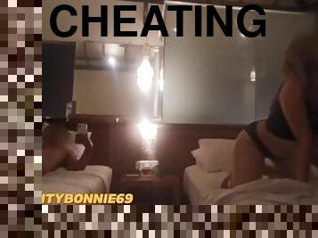 it's not cheating if my husband watches!