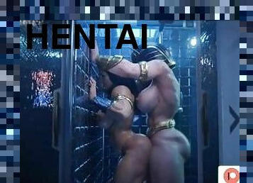 WONDER WOMAN HARD FUTANARI ANAL FUCKING IN BATHROOM - BEST DC FUTA HENTAI ANIMATION 4K 60FPS