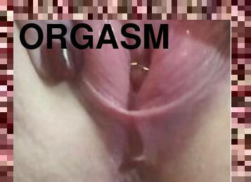 masturbation, orgasm, fitta-pussy, kvinnligt-sprut, fru, amatör, milf, leksak, slyna, dildo