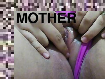 klitoris, boşalma, amcık-pussy, latin-amerikalı-kadın, parmaklama, anne