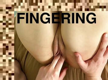 Fucking my horny ex one last time, pussy fingering and close up fuck