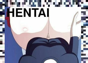 arsch, groß-titten, masturbieren, orgamus, schwer, anime, hentai, titten, hintern