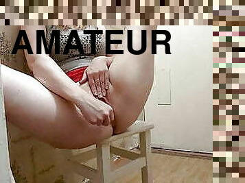 perä, isot-tissit, masturbaatio, orgasmi, pillu-pussy, salainen, amatööri, lelu, sormettaminen, luonnollinen